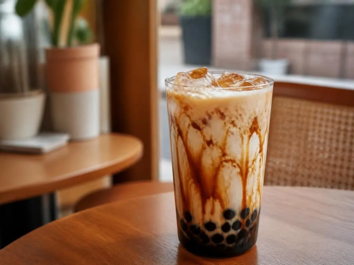 흑당 라떼